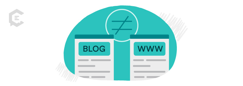 differenza tra un blog e un sito aziendale?