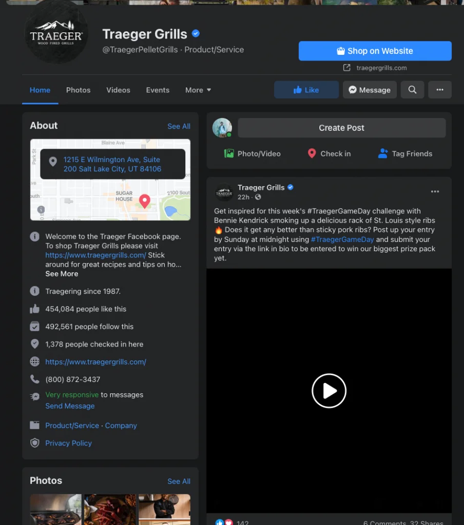 Akun Twitter Traeger Grills