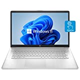 [Windows 11 Home] 2021 Laptop HP 17t Terbaru | Layar Sentuh HD+ 17,3' | Prosesor Intel Core i7-1165G7 Generasi ke-11 | RAM DDR4 32GB | 1TB PCIe SSD | Wi-Fi 6 | KB dengan lampu latar | Kamera web | HDMI | Perak