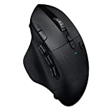 Logitech G604 LIGHTSPEED Wireless Gaming Mouse dengan 15 kontrol yang dapat diprogram, masa pakai baterai hingga 240 jam, mode konektivitas nirkabel ganda, roda gulir yang sangat cepat - Hitam