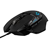 Logitech G502 HERO Mouse Gaming Berkabel Kinerja Tinggi, Sensor HERO 25K, 25.600 DPI, RGB, Bobot yang Dapat Disesuaikan, 11 Tombol yang Dapat Diprogram, Memori On-Board, PC / Mac