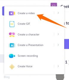 creați un animator video