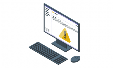 gefälschte Webseite