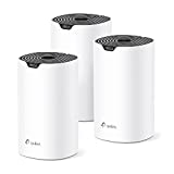 System Wi-Fi Deco Mesh TP-Link (Deco S4) — do 5500 stóp kw. Zasięg, Zastępuje router Wi-Fi i wzmacniacz, Porty Gigabit, Współpracuje z Alexa, 3 sztuki