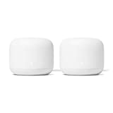 Google Nest Wifi – Domowy system Wi-Fi – Przedłużacz Wi-Fi – Router siatkowy do bezprzewodowego Internetu – 2 sztuki