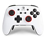 Controlador sem fio PowerA Fusion Pro para Nintendo Switch - Branco/Preto, Nintendo Switch Lite, Gamepad, Bluetooth, Controlador de videogame, Controlador de jogos, Licenciado oficialmente - Nintendo Switch (renovado)