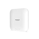 Ponto de acesso sem fio NETGEAR (WAX214) - WiFi 6 Dual-Band AX1800 Velocidade | 1 x Porta PoE Ethernet 1G | Até 128 Dispositivos | 802.11ax | Segurança WPA3 | MU-MIMO | Adaptador de energia não incluído