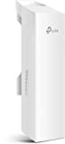 TP-Link 2.4GHz N300 CPE Exterior de Longo Alcance para Transmissão PtP e PtMP | Ponte sem fio ponto a ponto | 9dBi, 5km+ | Alimentado por PoE Passivo com Injetor PoE Livre | Controle Pharos (CPE210)