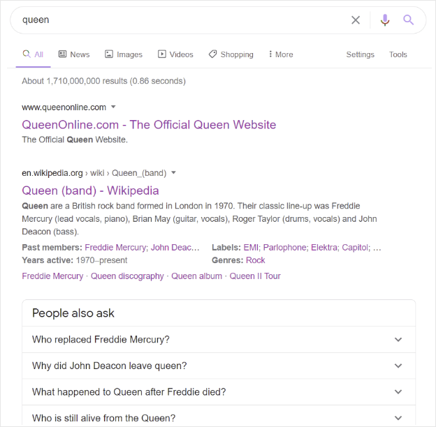 Entity SEO - Ein umfassender Leitfaden für SEO Entity 7 Entity based Results