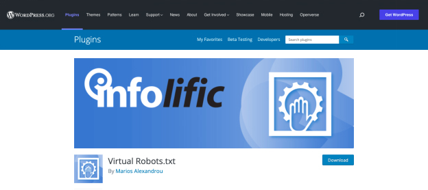 Alat Generator Robots.txt Gratis Terbaik 6 Virtual Robots.txt (WordPress)