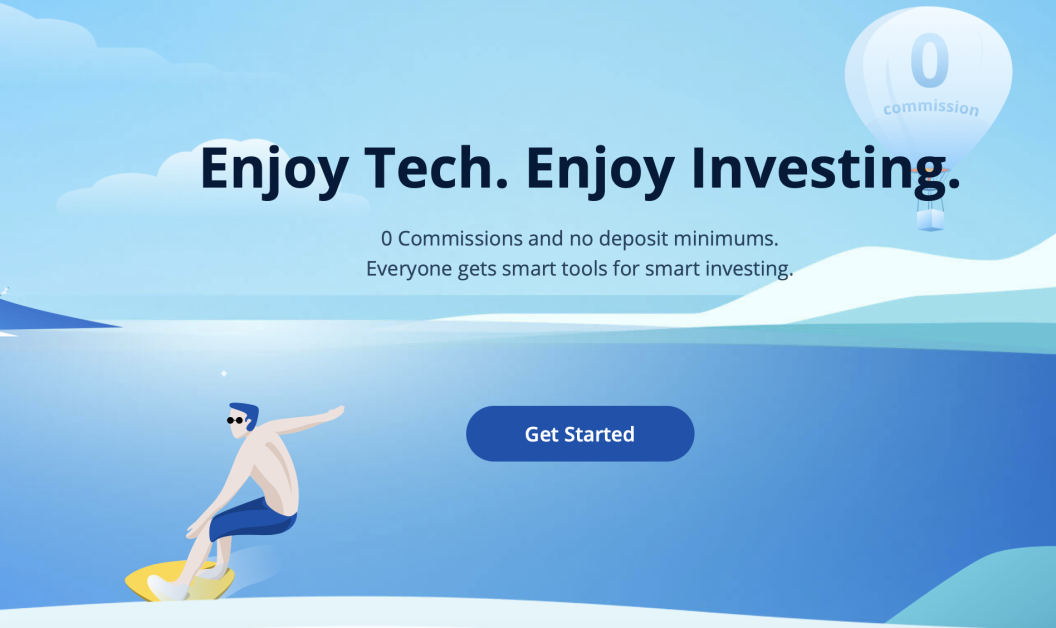 تطبيق الاستثمار webull