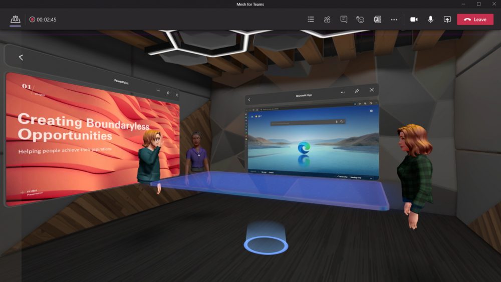 Mesh-for-Teams: شركة metaverse