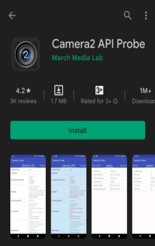مسبار Camera2 API