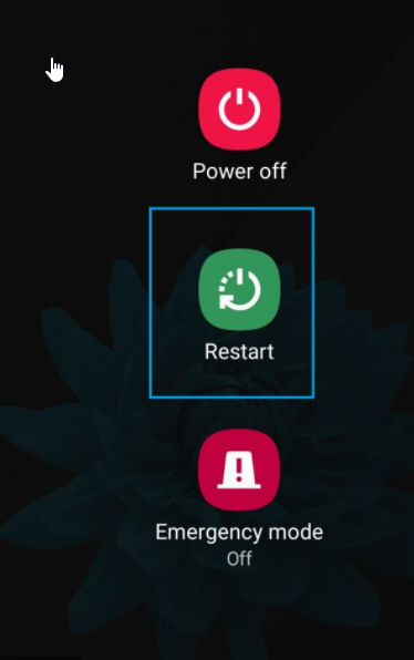 Riavvia il telefono