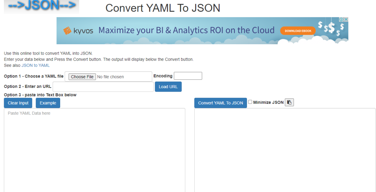 تحويل JSON