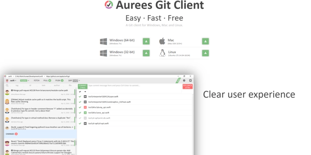 Aurees Git 客戶端