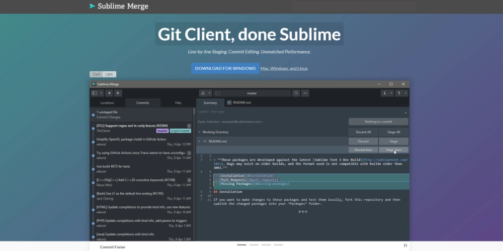 Sublime 合併一個 Git GUI