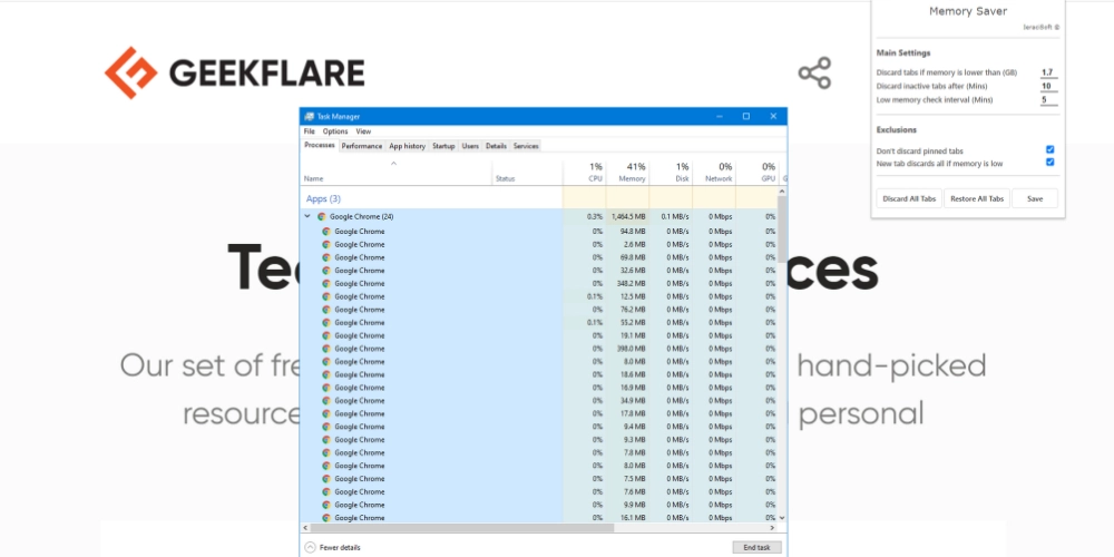 Înainte de a utiliza Memory Saver