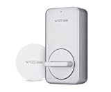 Wyze Lock WiFi 和藍牙啟用智能門鎖，無線和無鑰匙進入，與 Amazon Alexa 和 Google 助理一起使用，適合大多數鎖舌，包括 Wyze 網關 - 經認證的人類設備