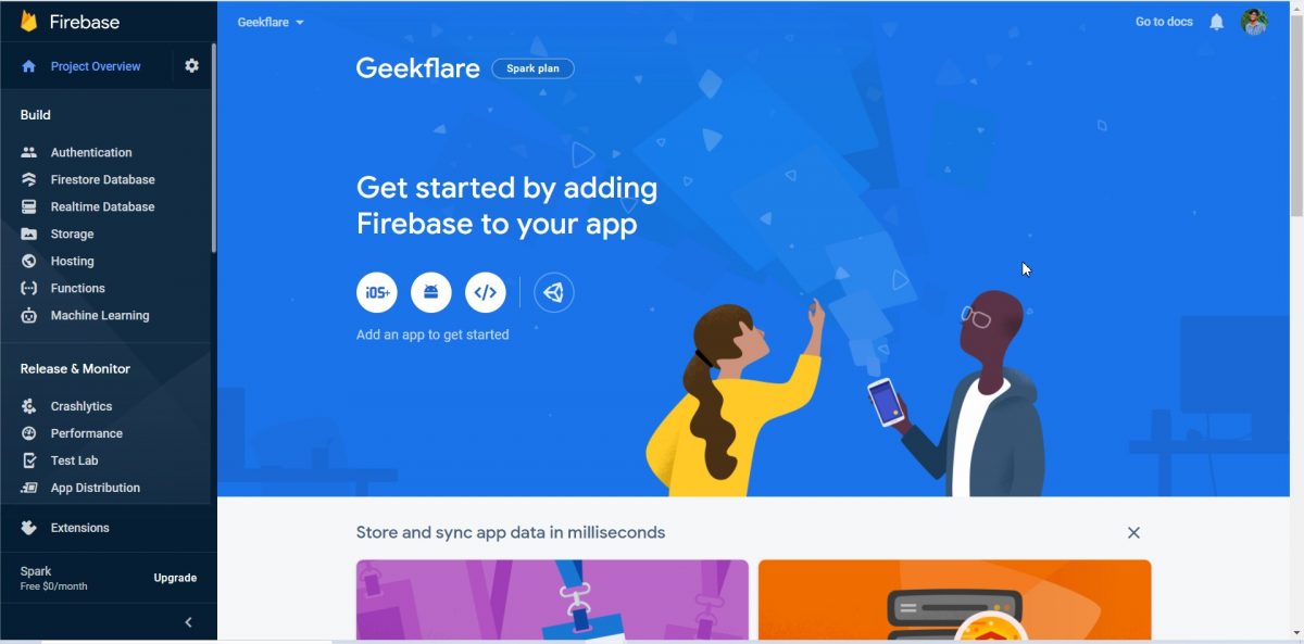 Firebase 控制台