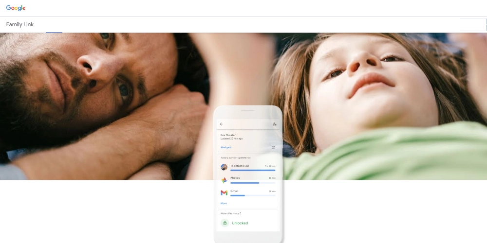Aplicativo de controle dos pais do Google Family Link