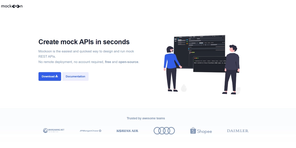 Mockoon لعينة REST API