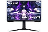 Monitor pentru jocuri SAMSUNG Odyssey G3 de 24 inchi, monitor 144 Hz, monitor HDMI, monitor vertical, monitor FHD, AMD FreeSync Premium, G30A (LS24AG302NNXZA)