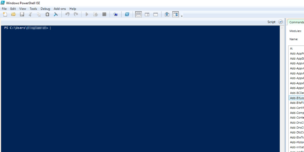 Windows Powershell 視圖