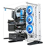 كمبيوتر ثيرمال تيك Arctic i360 سائل مبرد (Intel i5-11600K ، RTX 3060 ، 16 جيجابايت RGB 3600 ميجاهرتز DDR4 ToughRAM RGB Memory ، 1 تيرابايت NVMe M.2 ، WiFi ، Windows 10 Home) كمبيوتر سطح المكتب للألعاب P3WT-Z590-A36-LCS