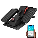 Cubii Pro Masa Altında Oturan Ev Egzersizi için Eliptik Makine, Pedallı Bisiklet Döngü Hareketi, Bluetooth senkronizasyonu Fitbit ve Apple, Fısıltı Sessiz, Ayarlanabilir Dirençli ve LCD'li Kompakt Mini Egzersiz Cihazı, Noir