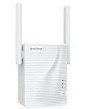 BrosTrend AC1200 WiFi Extender 5Ghz＆2.4Ghz for Home Wireless Internet Booster Range Repeater 1200 Mbps、Boost Wi-Fi Signal with Ethernet Port External Antennas Access Point 20+ Devices Wall Plug