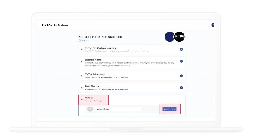 将 Square 产品目录同步到 TikTok 企业帐户。