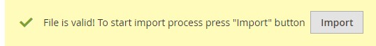 CSVファイルをインポートしてMagentoMSIの在庫を調整–CSVファイルを検証済み