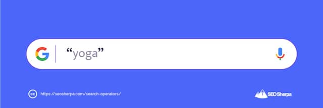 Citazioni dell'operatore di ricerca di Google