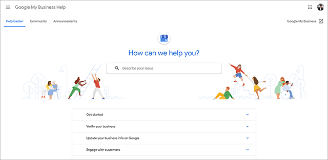 Центр поддержки Google Мой бизнес