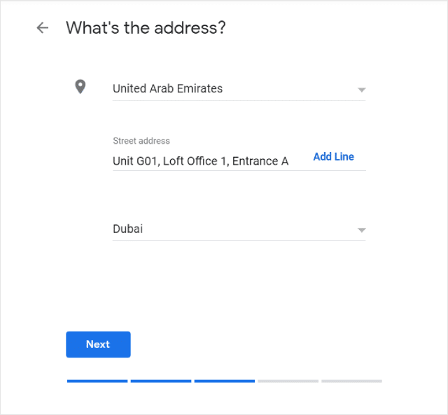 Добавить адрес Google Карт