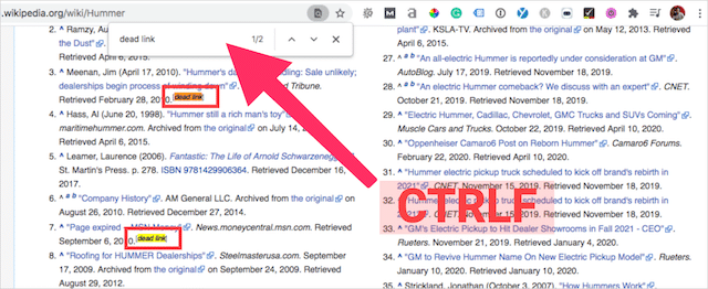 Martwe linki do Wikipedii