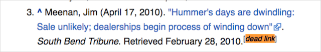 Wikipedia Hummer Uszkodzony link