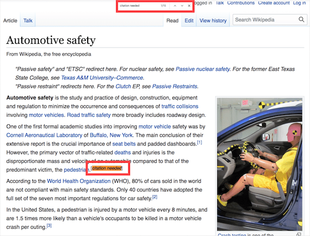 Wymagane cytowanie w Wikipedii