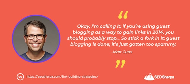 Matt Cutts Cytat z posta gościa