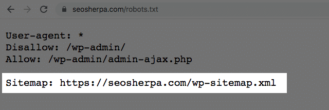 Odniesienie do mapy witryny Robots txt