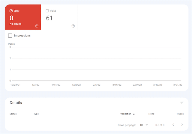 Google Search Console 모바일 사용성 보고서