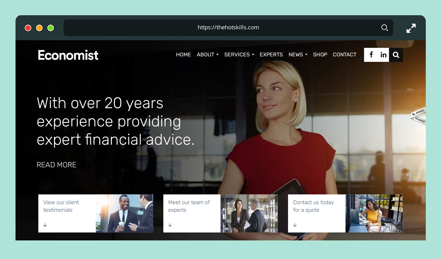 Economist Business WordPress-Theme