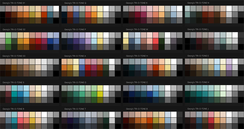 110 Farbfelder und harmonische Paletten für Procreate