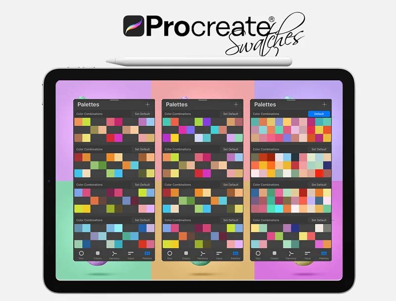 Farbfelder für Procreate