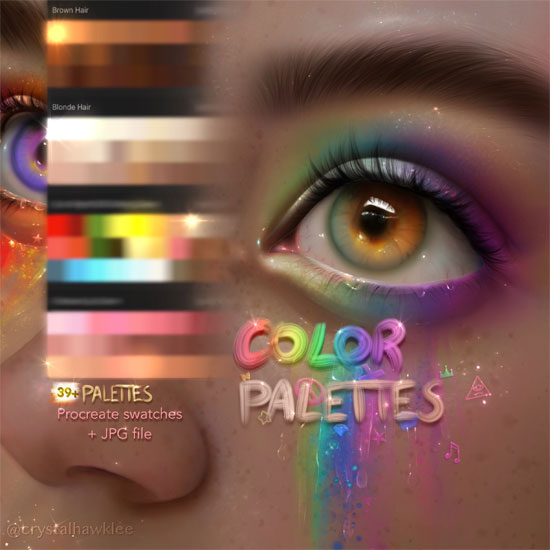 39 kostenlose Farbpaletten für Procreate