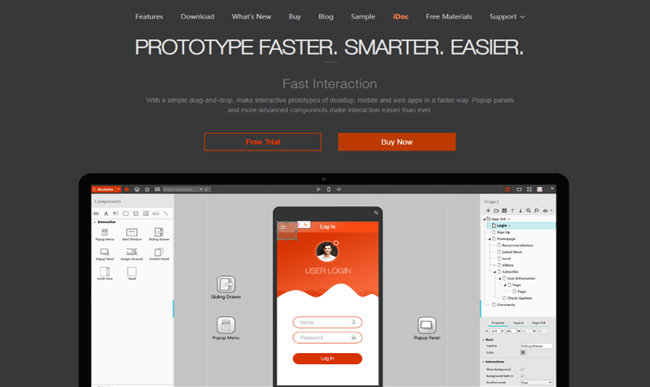 Mockplus – vor dem Web-Redesign