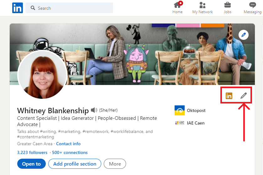 Whitney Blankenshiplinkedin 个人资料如何编辑个人资料