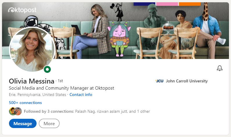 奥利维亚·梅西纳 LinkedIn 个人资料照片