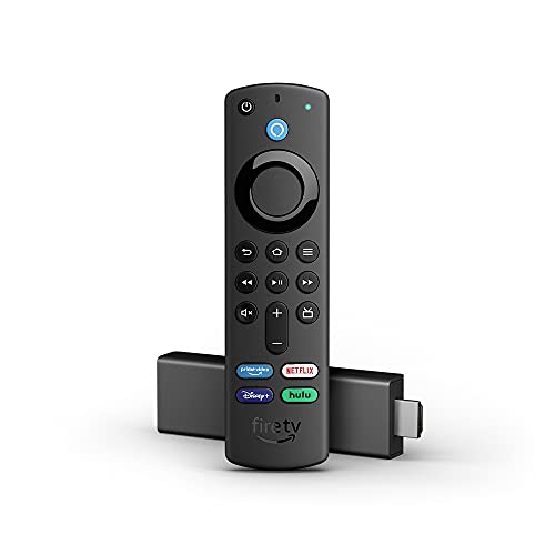 Fire TV Stick 4K 流媒体设备，配备最新的 Alexa 语音遥控器（包括电视控制）、杜比视界
